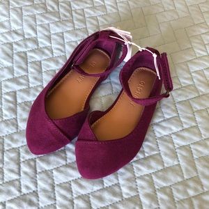 Toddler / baby girl ballet flats strappy